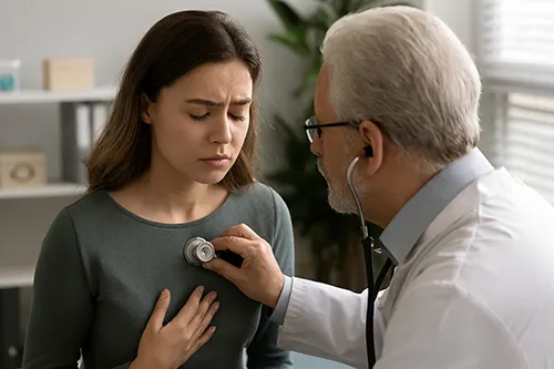 معاینه پزشکی برای تشخیص عفونت داخلی بدن